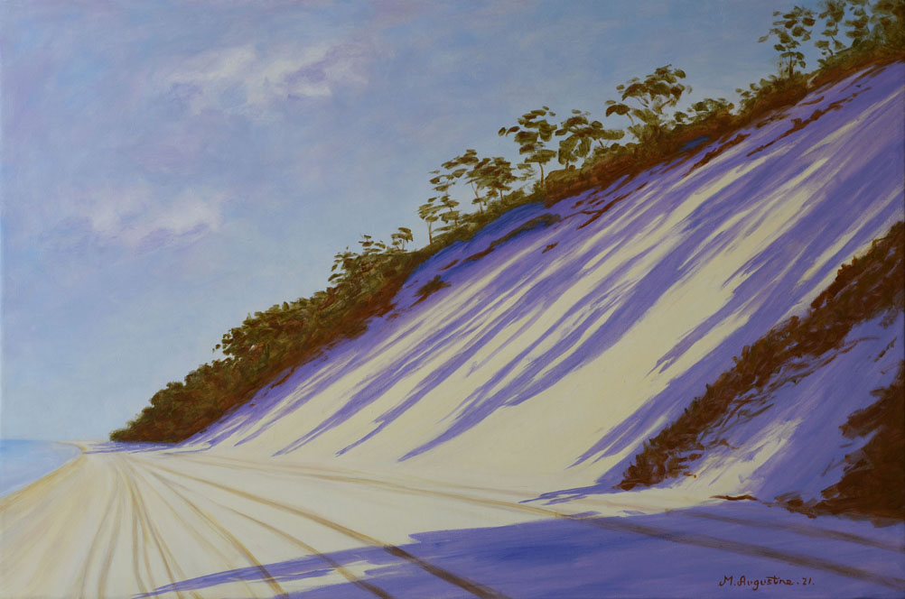Cast shadows Moreton Island 61x91cm $900